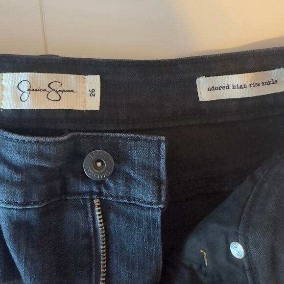 NWT Jessica Simpson Soft Sculpt Adored High Rise Ankle Size 26 Mesmerized Black - Picture 4 of 8